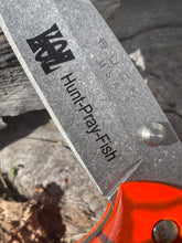 Load image into Gallery viewer, NEW Limited Edition KOZ Orange Camo Buck Knife