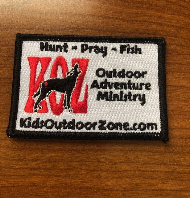 KOZ HUNT PRAY FISH PATCH KidsOutdoorZone